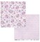 ScrapAndMe “Spring Purple” 12x12 Scrapbook Paper Pack | 5 Double-Sided Sheets | Floral Pastel Designs